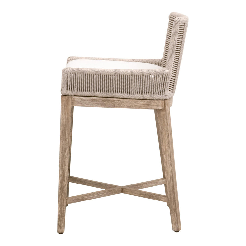 Essentials For Living - Woven Overlay Counter Stool - 6859CS.OYS/LPPRL/NG view 3