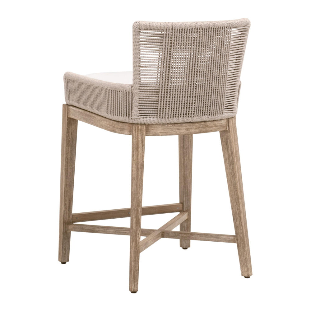 Essentials For Living - Woven Overlay Counter Stool - 6859CS.OYS/LPPRL/NG view 4