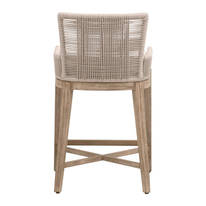 Essentials For Living - Woven Overlay Counter Stool - 6859CS.OYS/LPPRL/NG view 5