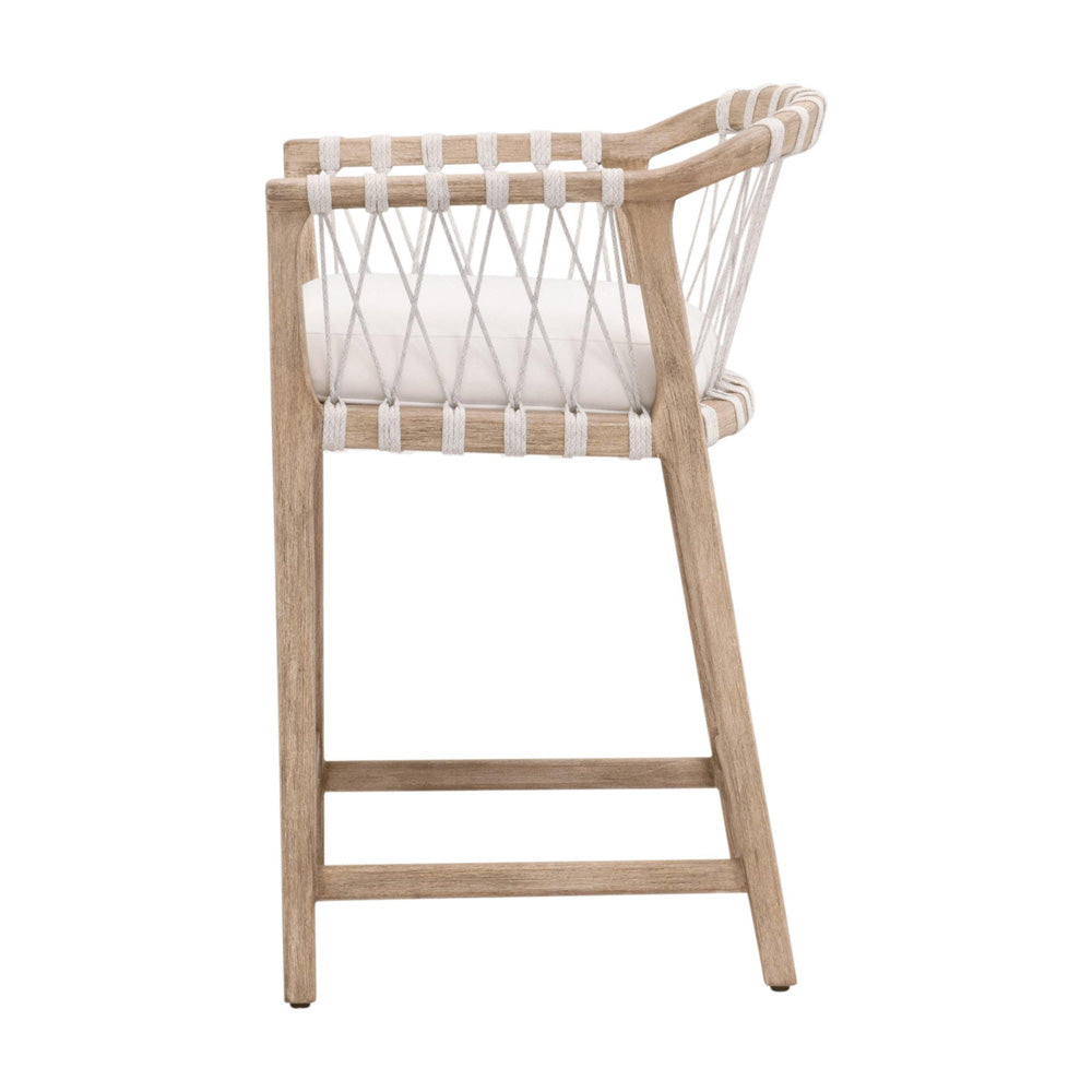 Essentials For Living - Woven Pacific Counter Stool - 6800CS.WHT/LPPRL/NG view 3