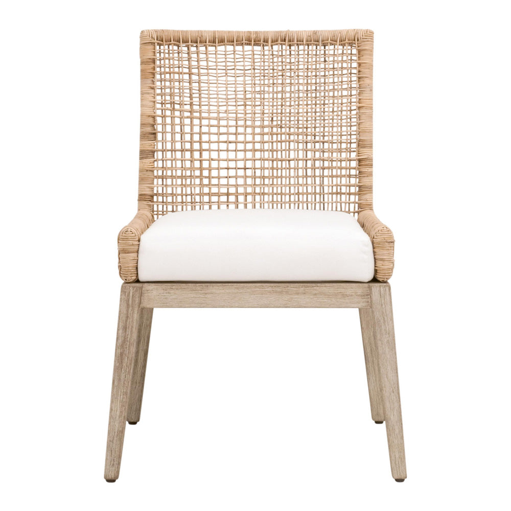 Essentials For Living - Woven Seaside Dining Chair, Set of 2 - 6836.NAT/LPPRL/NG view 1