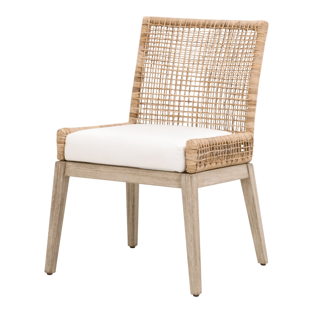 Essentials For Living - Woven Seaside Dining Chair, Set of 2 - 6836.NAT/LPPRL/NG view 2