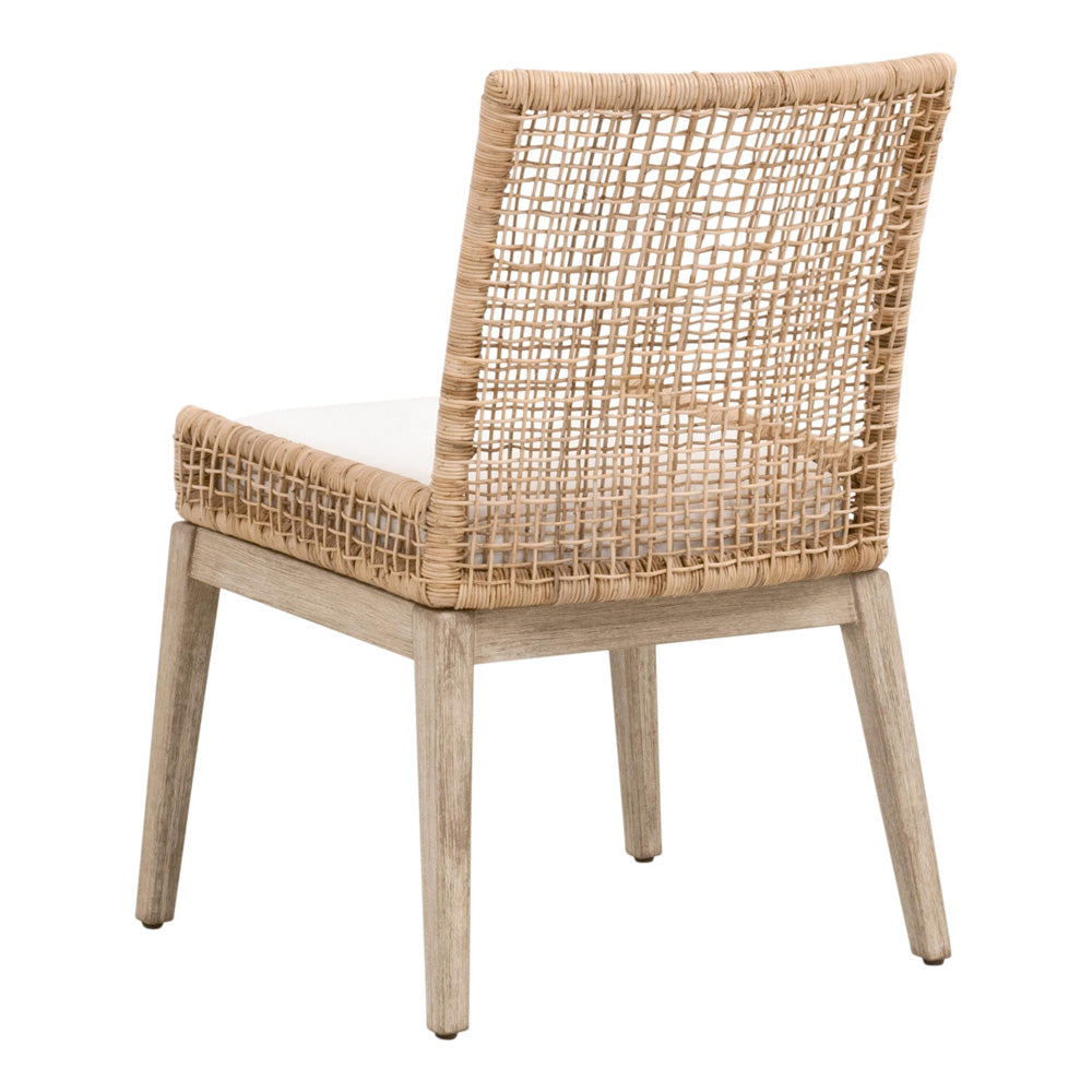 Essentials For Living - Woven Seaside Dining Chair, Set of 2 - 6836.NAT/LPPRL/NG view 4