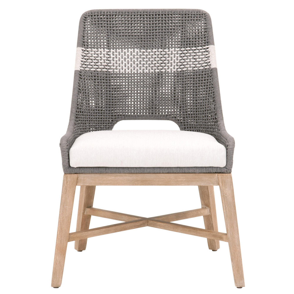 Essentials For Living - Woven Tapestry Dining Chair - 6850.DOV/WHT/NG_CLOSEOUT view 1