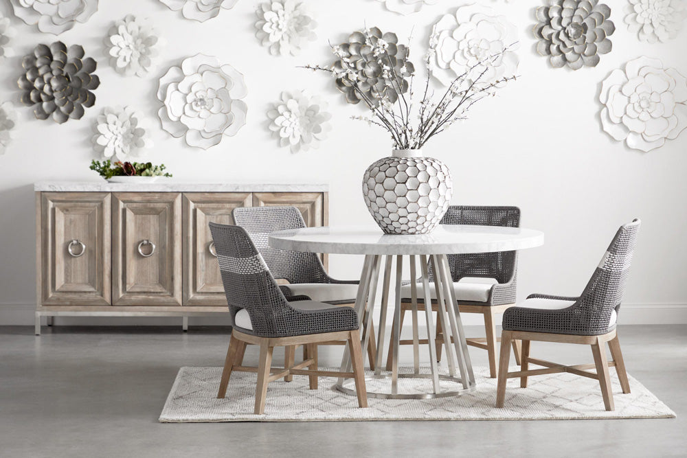 Essentials For Living - Woven Tapestry Dining Chair - 6850.DOV/WHT/NG_CLOSEOUT view 8