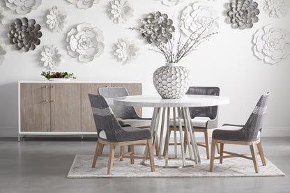 Essentials For Living - Woven Tapestry Dining Chair - 6850.DOV/WHT/NG_CLOSEOUT view 9