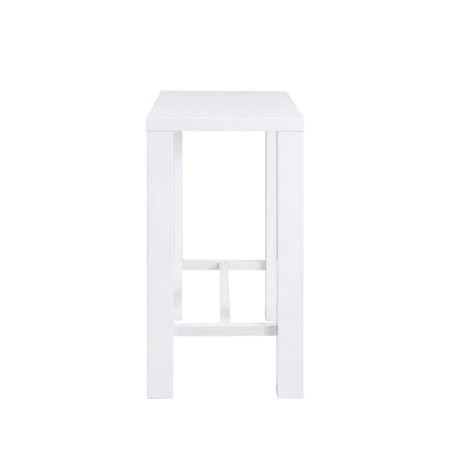 Euro Style - Abby Bar Table, High Gloss White - 19706WHT-KIT veiw 3