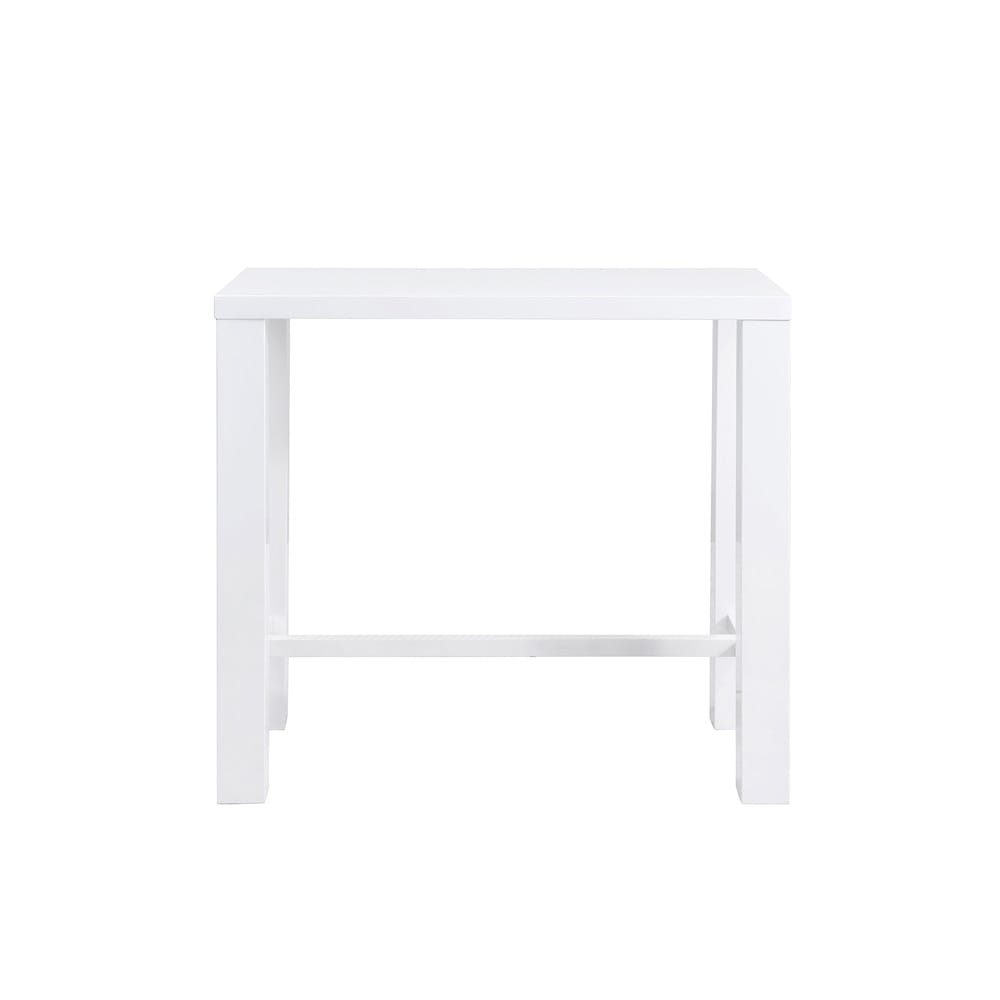Euro Style - Abby Bar Table, High Gloss White - 19706WHT-KIT veiw 5
