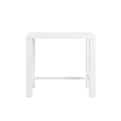 Euro Style - Abby Bar Table, High Gloss White - 19706WHT-KIT veiw 5