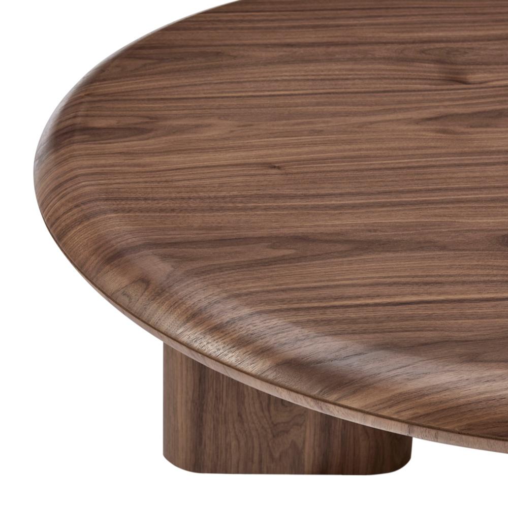Euro Style - Albert 36inW Round Coffee Table, American Walnut - 90966WAL-KIT veiw 5