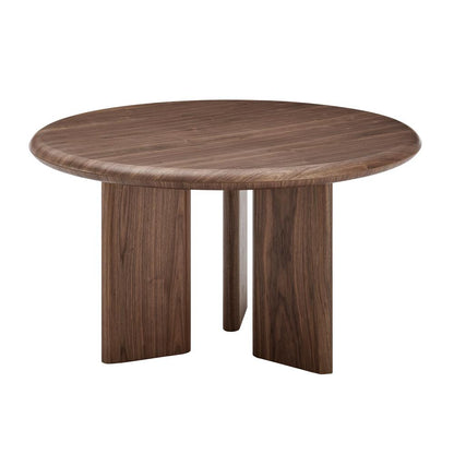 Euro Style - Albert 53inW Round Dining Table, American Walnut - 90962WAL-KIT veiw 3