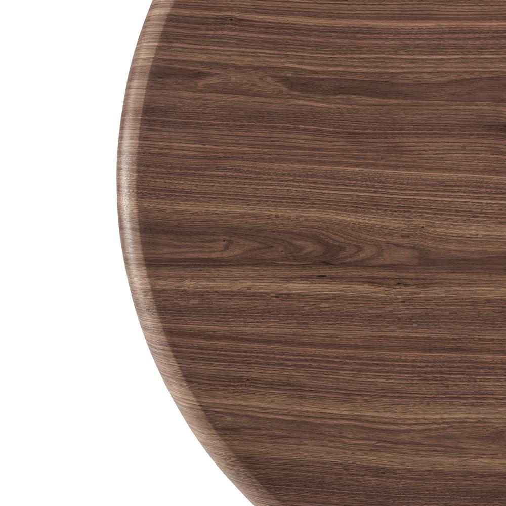 Euro Style - Albert 53inW Round Dining Table, American Walnut - 90962WAL-KIT veiw 4