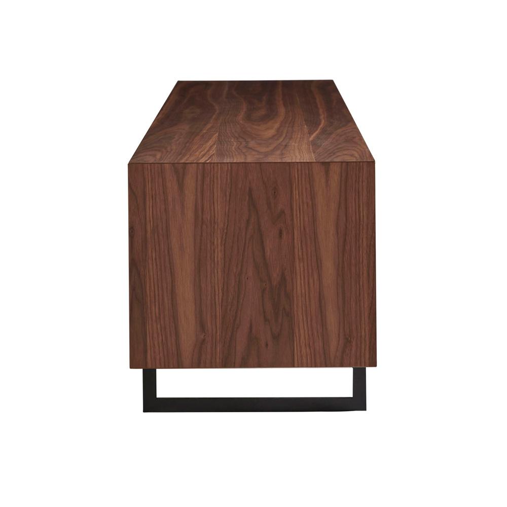 Euro Style - Anderson 71inW Media Stand, Walnut/Dark Gray - 31006GRY-KIT veiw 3