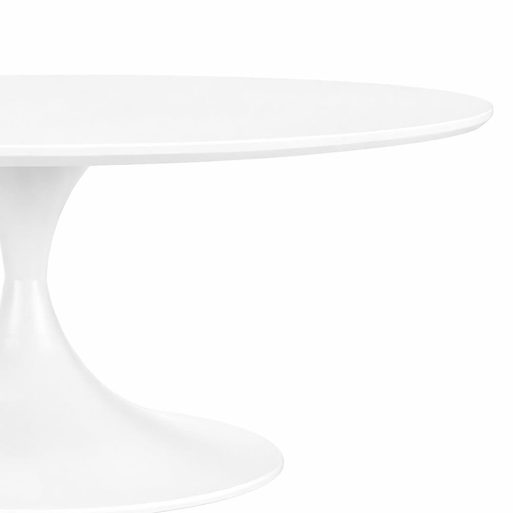 Euro Style - Astrid 36in Coffee Table with Matte White Top and High Gloss White Base - 90287WHT-KIT view 4
