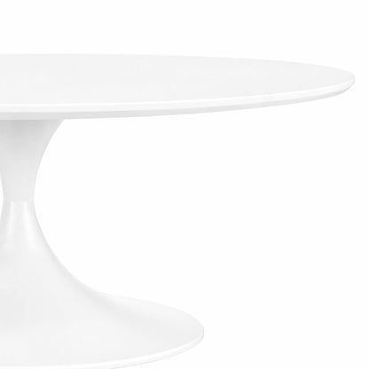 Euro Style - Astrid 36in Coffee Table with Matte White Top and High Gloss White Base - 90287WHT-KIT view 4