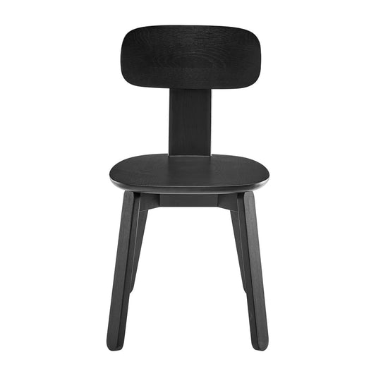 Euro Style - Bastian Wood Side Chair, Matte Black - 39248-BLK veiw 1