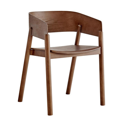 Euro Style - Blaise Wood Armchair, Walnut - 91018-WAL veiw 2