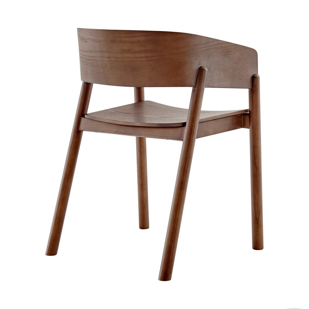 Euro Style - Blaise Wood Armchair, Walnut - 91018-WAL veiw 4