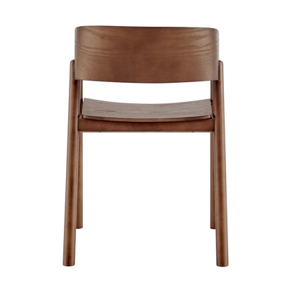 Euro Style - Blaise Wood Armchair, Walnut - 91018-WAL veiw 5