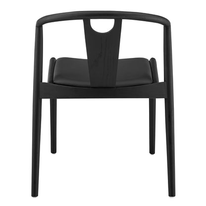 Euro Style - Blanche Leatherette Side Chair, Black - 91015-BLK veiw 5
