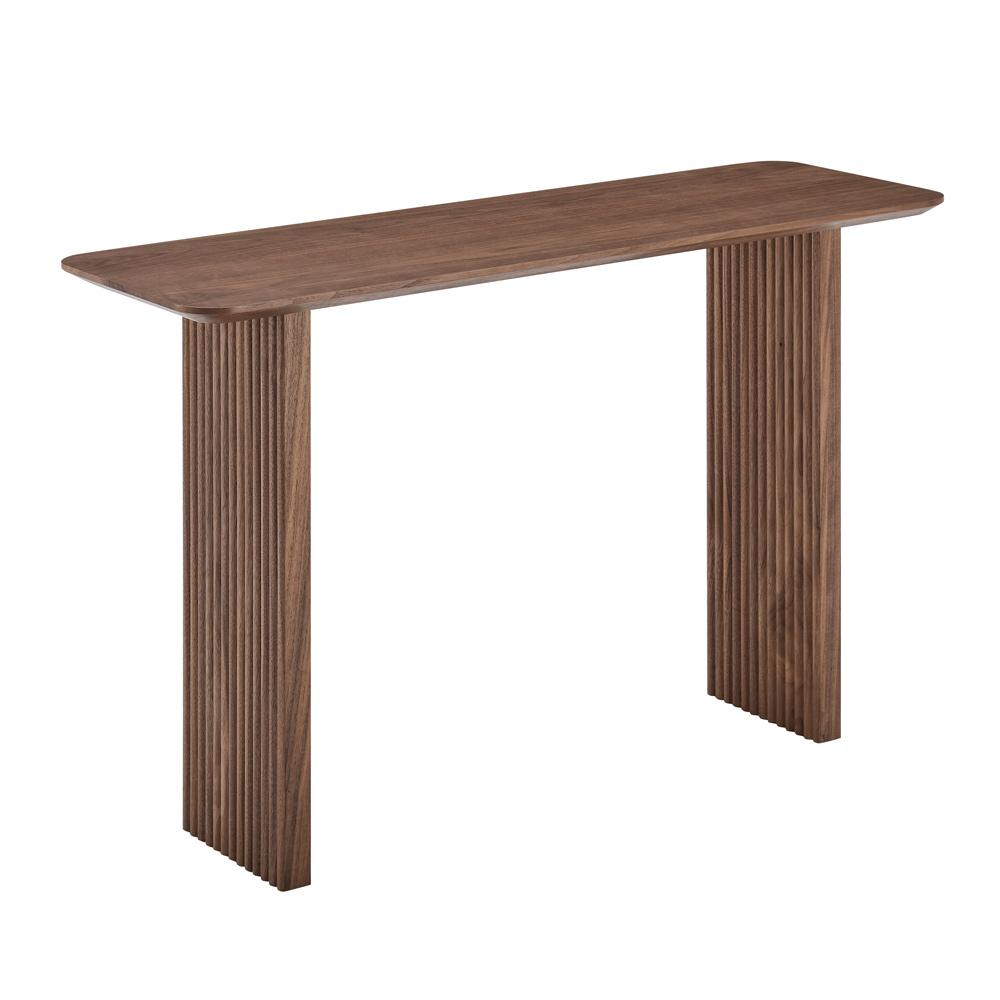 Euro Style - Caden 47inW Console Table, Walnut - 19764-WAL veiw 2