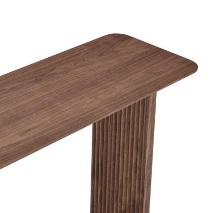 Euro Style - Caden 47inW Console Table, Walnut - 19764-WAL veiw 4