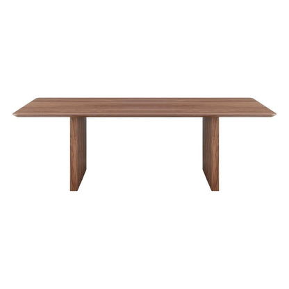 Euro Style - Caden 95inW Dining Table, Walnut - 19760WAL-KIT veiw 1