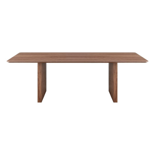 Euro Style - Caden 95inW Dining Table, Walnut - 19760WAL-KIT veiw 1