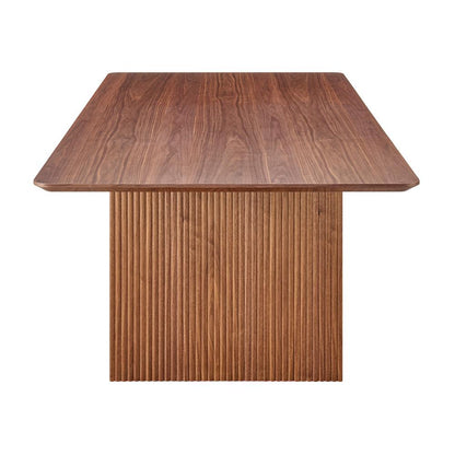 Euro Style - Caden 95inW Dining Table, Walnut - 19760WAL-KIT veiw 3