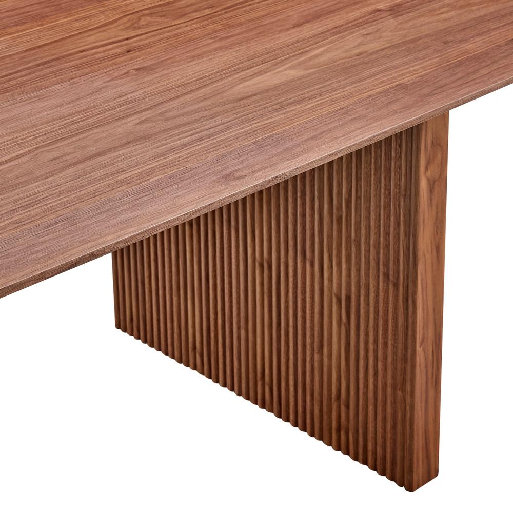 Euro Style - Caden 95inW Dining Table, Walnut - 19760WAL-KIT veiw 4