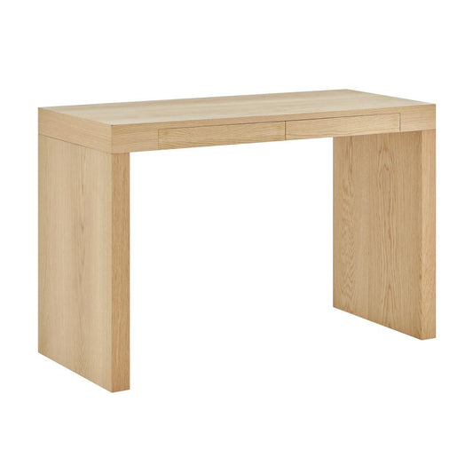 Euro Style - Donald 2-Drawer Desk, Oak - 90308OAK veiw 2