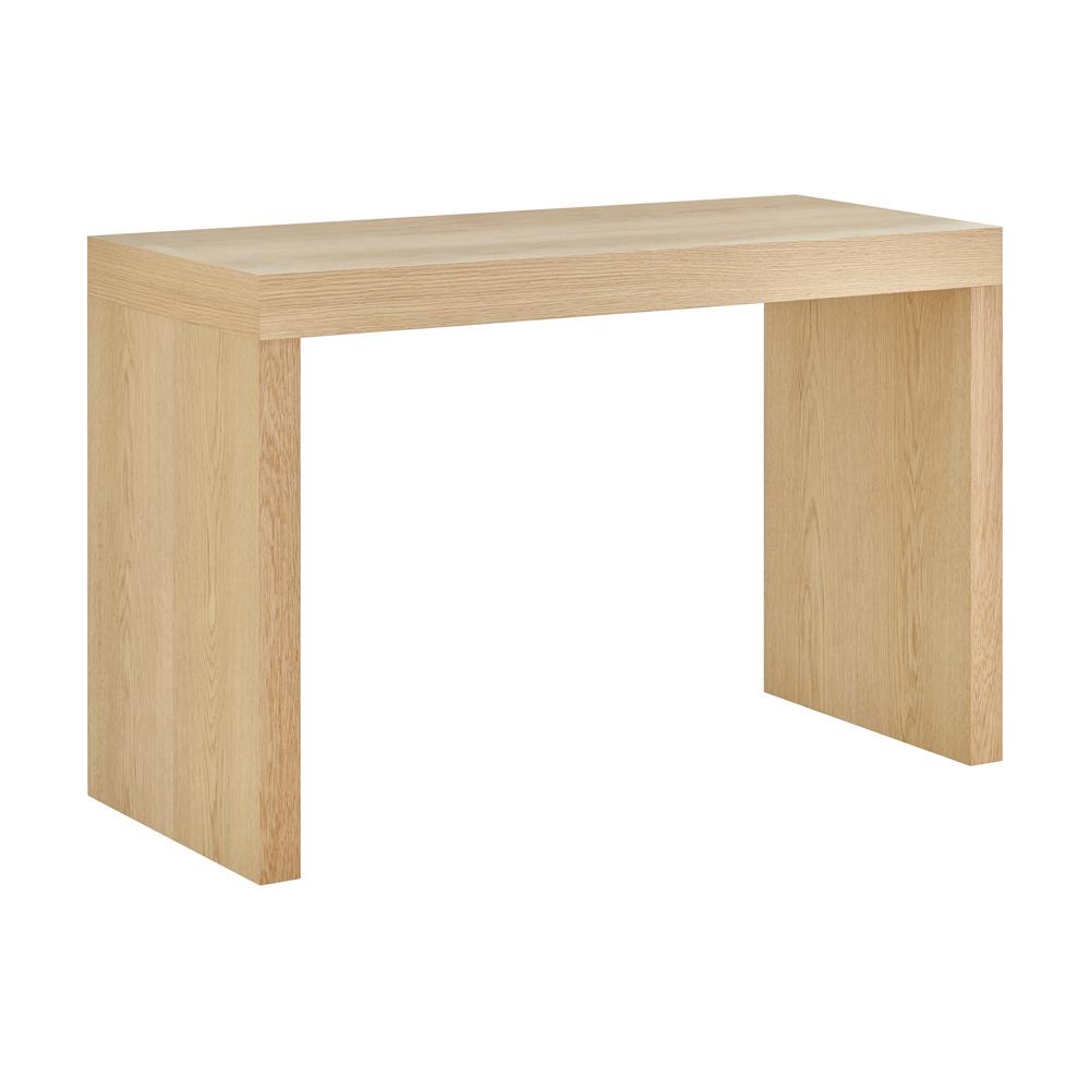 Euro Style - Donald 2-Drawer Desk, Oak - 90308OAK veiw 5