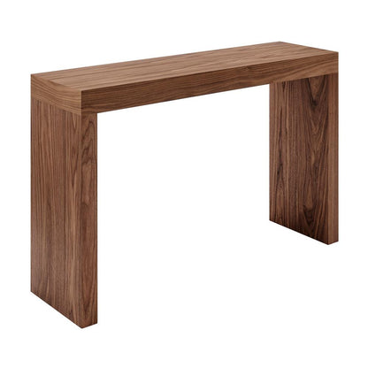 Euro Style - Donald 47inW Console Table with Drawer, Walnut - 90346-WAL veiw 5