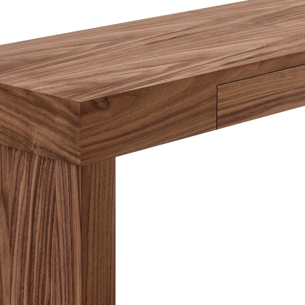 Euro Style - Donald 47inW Console Table with Drawer, Walnut - 90346-WAL veiw 6