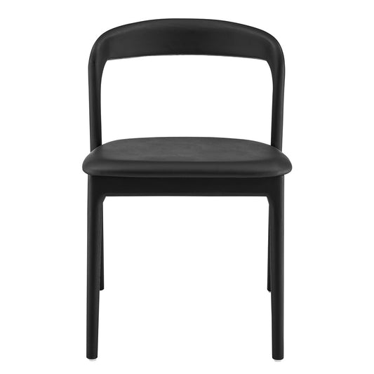Euro Style - Estelle Leatherette Side Chair, Black - 91020-BLK veiw 1