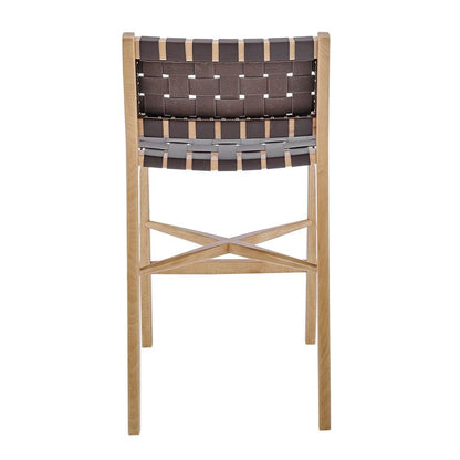 Euro Style - Evangeline Counter Stool, Natural Beech/Brown Woven PU Seat & Back - 39186-NAT veiw 5