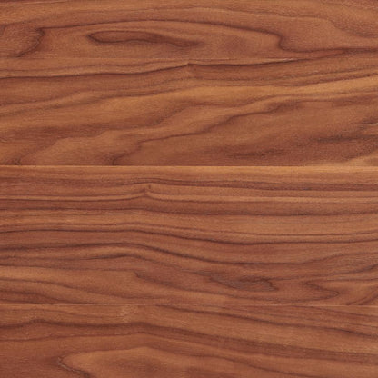 Euro Style - Folke 20inW Round Side Table, Walnut with Matte Black Cross Bar - 19734-WAL veiw 6