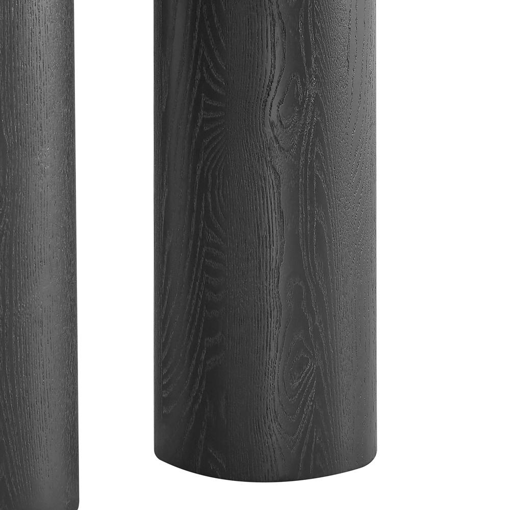 Euro Style - Gunda 24inW Round Side Table, Black - 91817BLK-KIT veiw 4