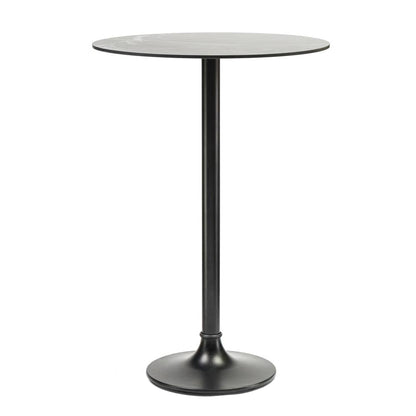 Euro Style - Jannie 30inW Outdoor Bar Table, Black - 90403BLK-KIT veiw 1