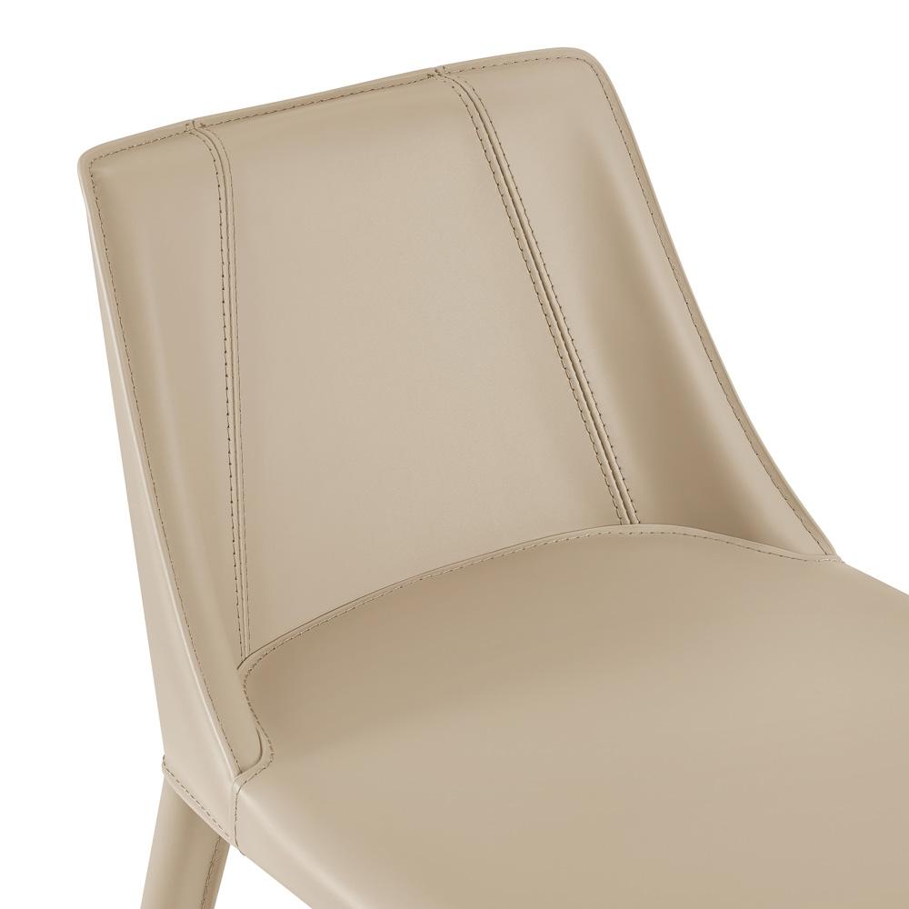 Euro Style - Kalle Faux Leather Counter Stool, Light Gray - 30916-LTGRY-MP1 veiw 7