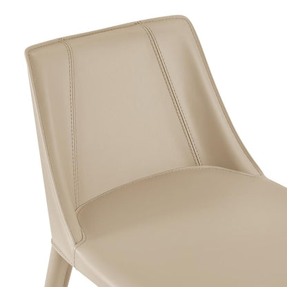 Euro Style - Kalle Faux Leather Counter Stool, Light Gray - 30916-LTGRY-MP1 veiw 7
