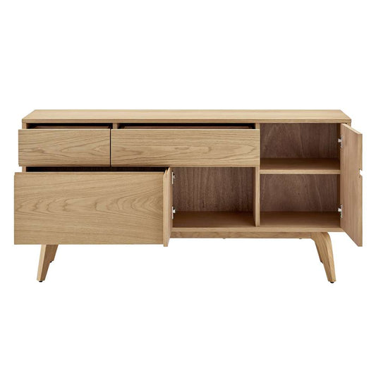 Euro Style - Lawrence Sideboard in Oak - 38936-OAK veiw 2