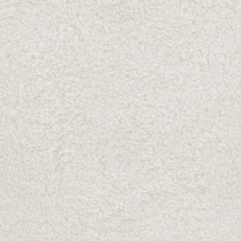 Euro Style - Lennart Leatherette and Fabric Ottoman, Ivory/Brown/Matte Black - 30347-IVRY veiw 4