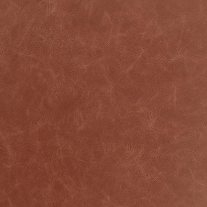 Euro Style - Lennart Leatherette and Fabric Ottoman, Ivory/Brown/Matte Black - 30347-IVRY veiw 5