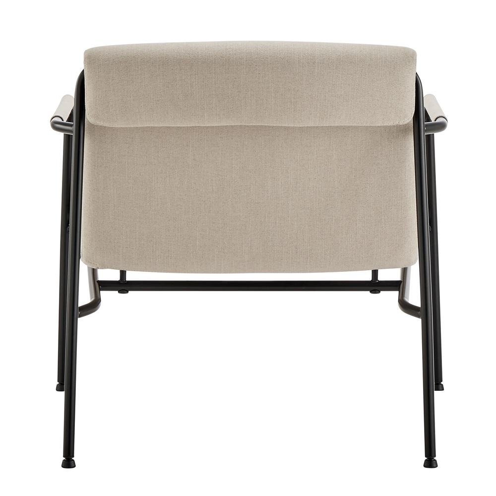 Euro Style - Ludvig Lounge Chair, Tan/Black - 80080TAN veiw 5