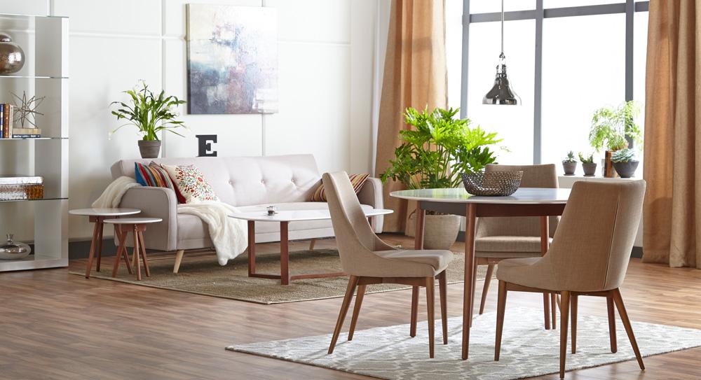Euro Style - Morty 48inW Coffee Table, Matte White/Dark Walnut - 90199WHT veiw 5