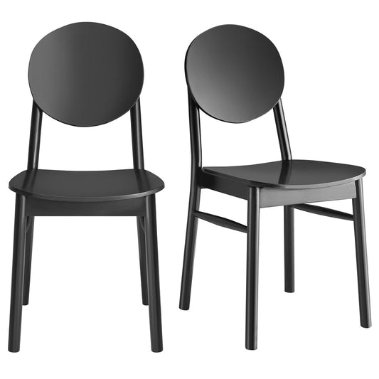 Euro Style - Octavio Wood Side Chairs, Black - Set of 2 - 39222-BLK veiw 1