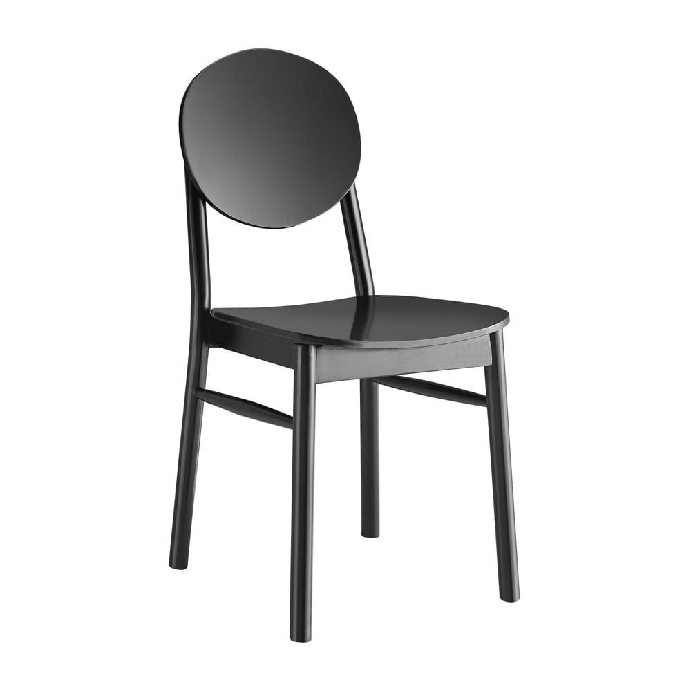 Euro Style - Octavio Wood Side Chairs, Black - Set of 2 - 39222-BLK veiw 3