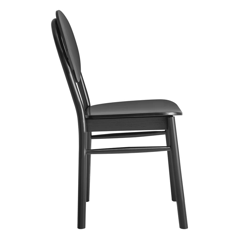 Euro Style - Octavio Wood Side Chairs, Black - Set of 2 - 39222-BLK veiw 4