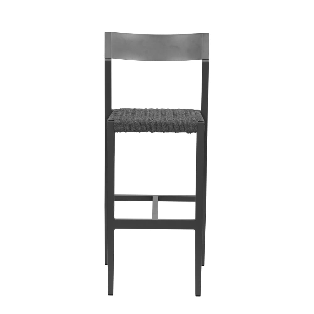 Euro Style - Ronan Outdoor Bar Stool, Gray - Set of 2 - 90588-GRY veiw 2